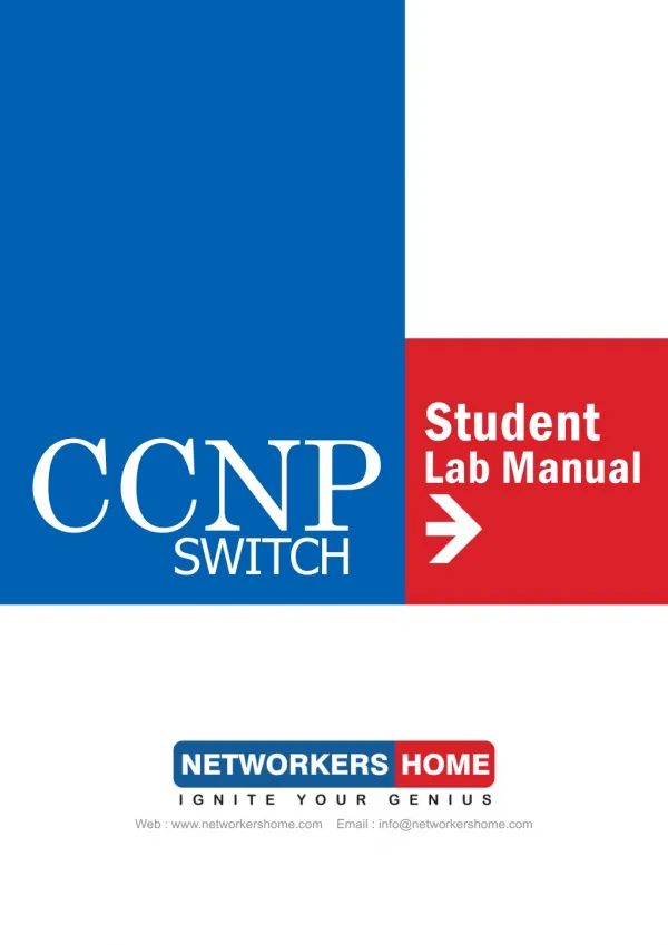 free CCNP workbook and lab manual by Networkers Home pdf