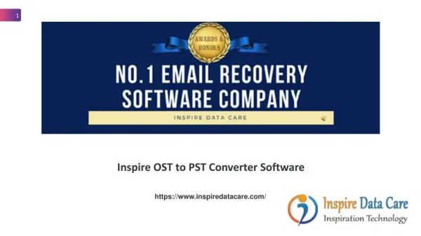 Inspire OST to PST Converter Software Installation Process