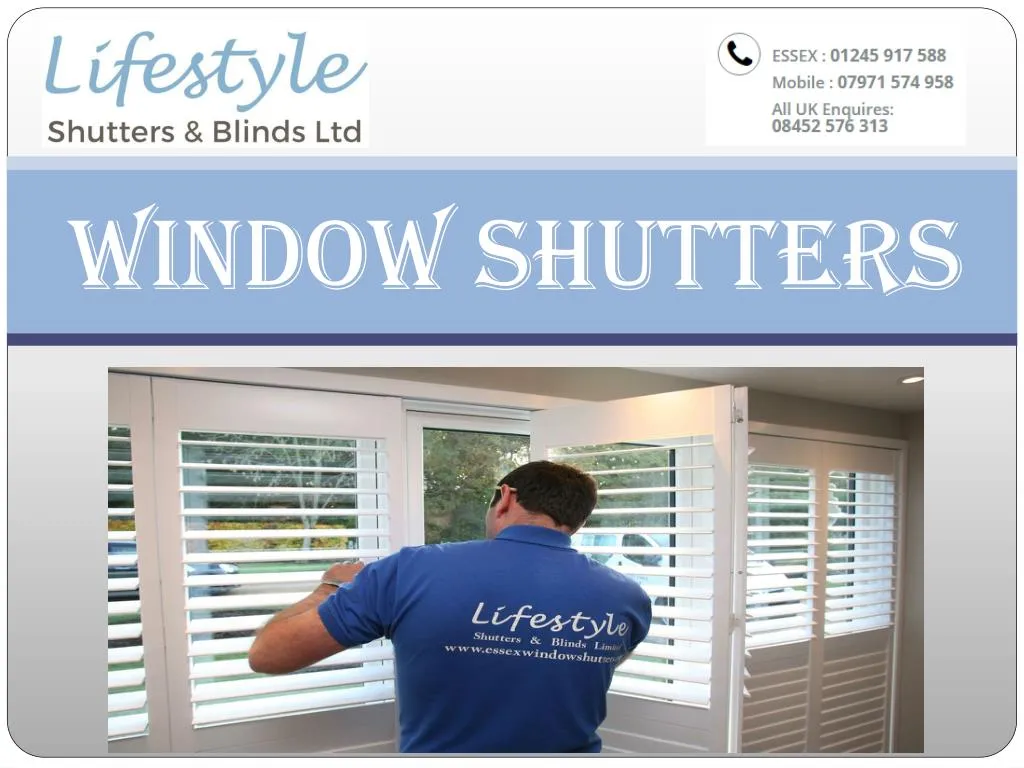 window shutters