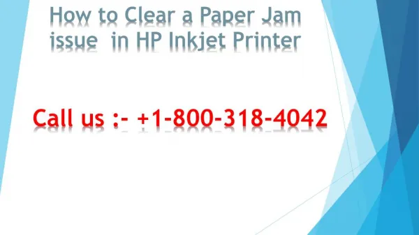 Solve HP Printer Paper Jam Issues
