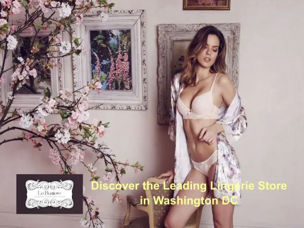 Discover the Leading Lingerie Store in Washington DC