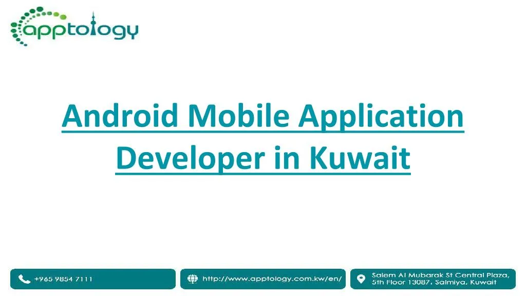 android mobile application developer in kuwait