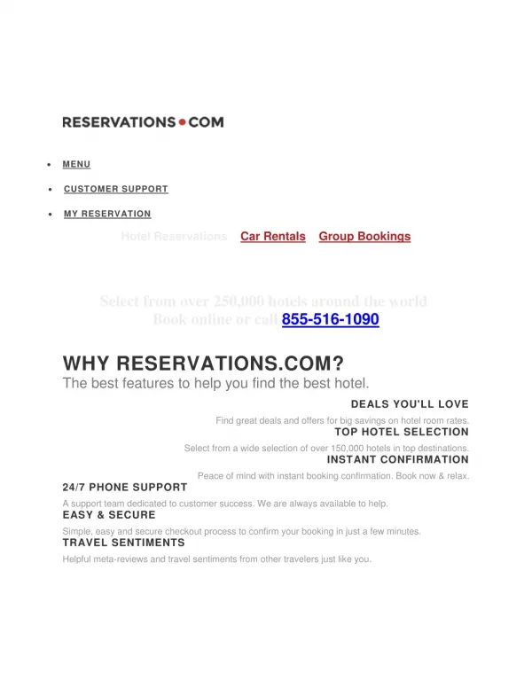 Reservations.com | Cheap Hotels, Hotel Deals & Hotel Booking
