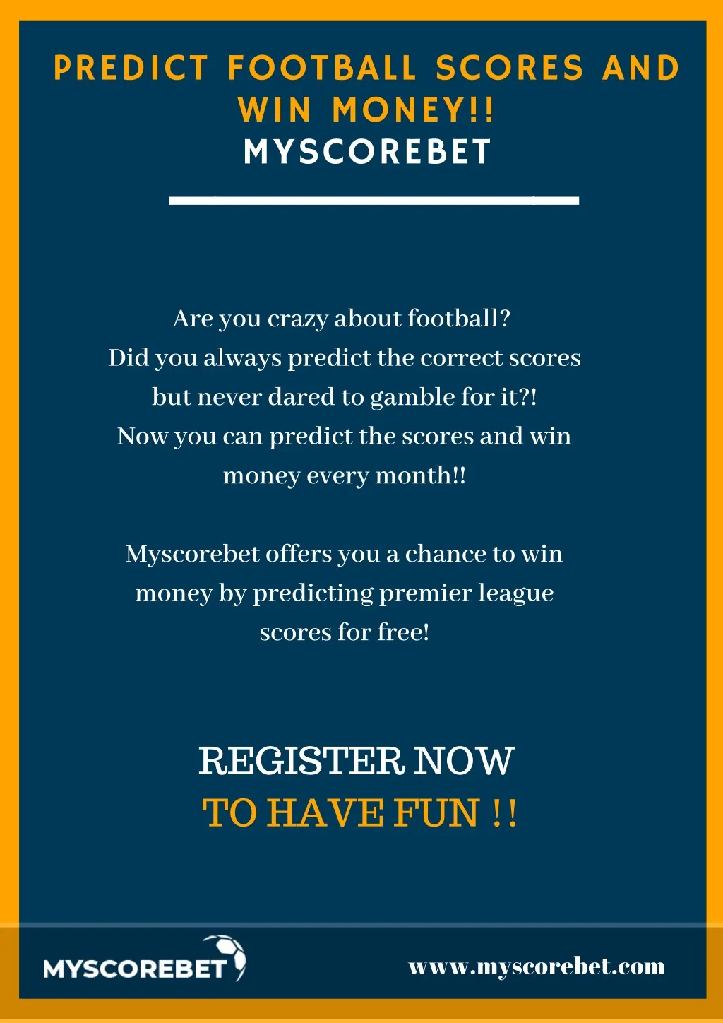 predict football scores and win money myscorebet