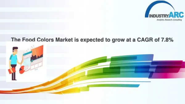 The Food Colors Market is expected to grow at a CAGR of 7.8%