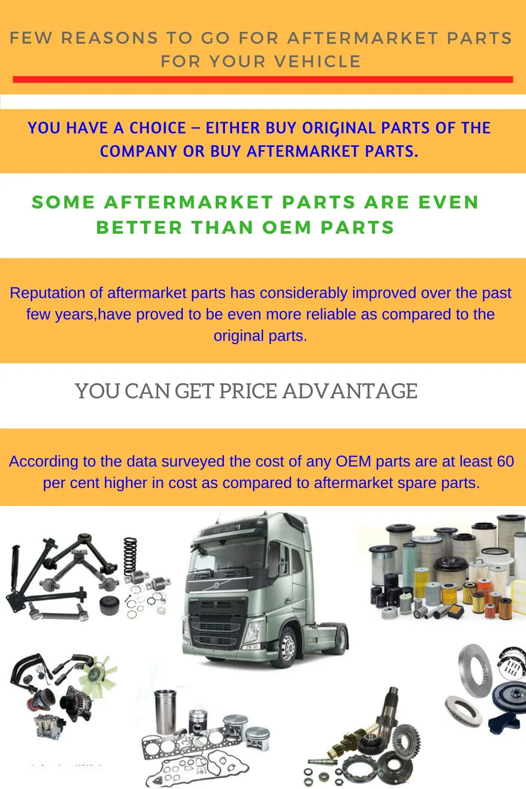 few reasons to go for aftermarket parts