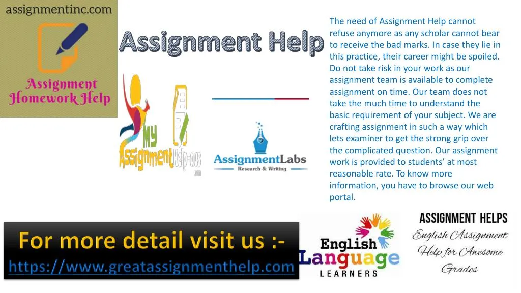 the need of assignment help cannot refuse anymore