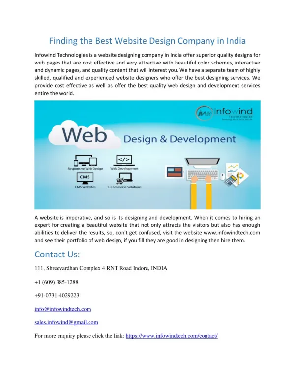 finding the best website design company in india