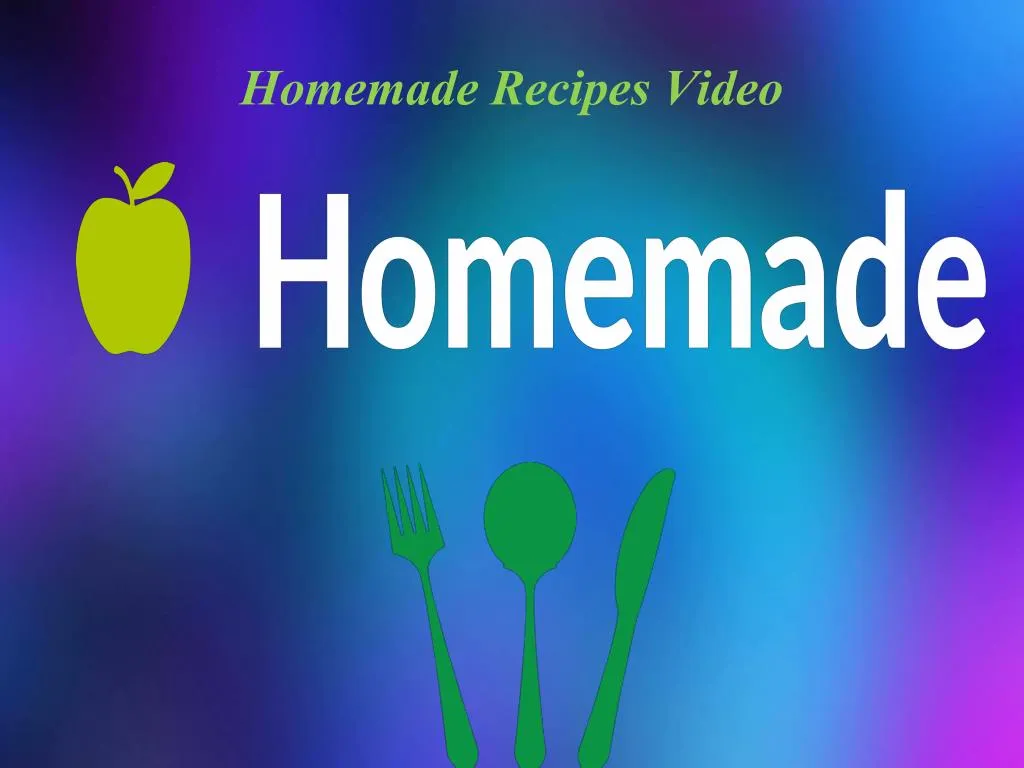 homemade recipes video