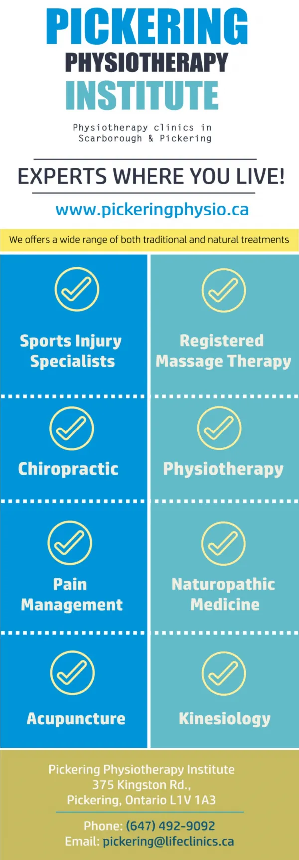 Best Physiotherapy Institute in Pickering and Scarborough