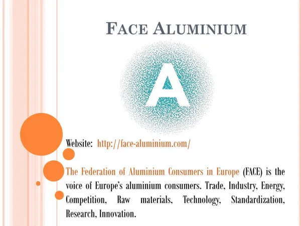 Federation Of Aluminium Consumers In Europe