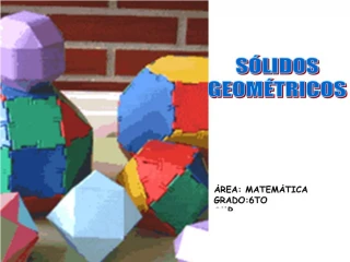 PPT - Sólidos Geométricos PowerPoint Presentation, Free Download - ID ...