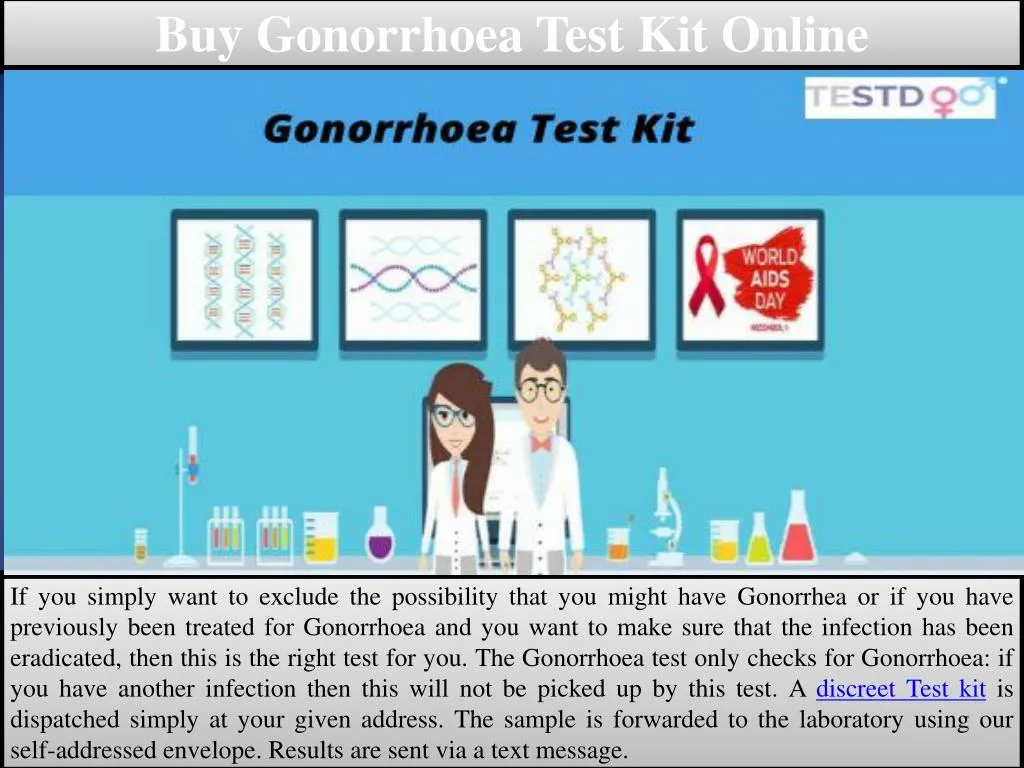 buy gonorrhoea test kit online