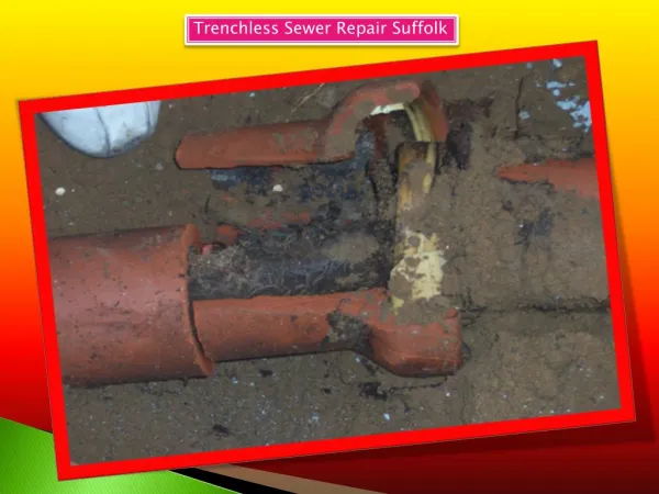 Trenchless sewer repair Suffolk