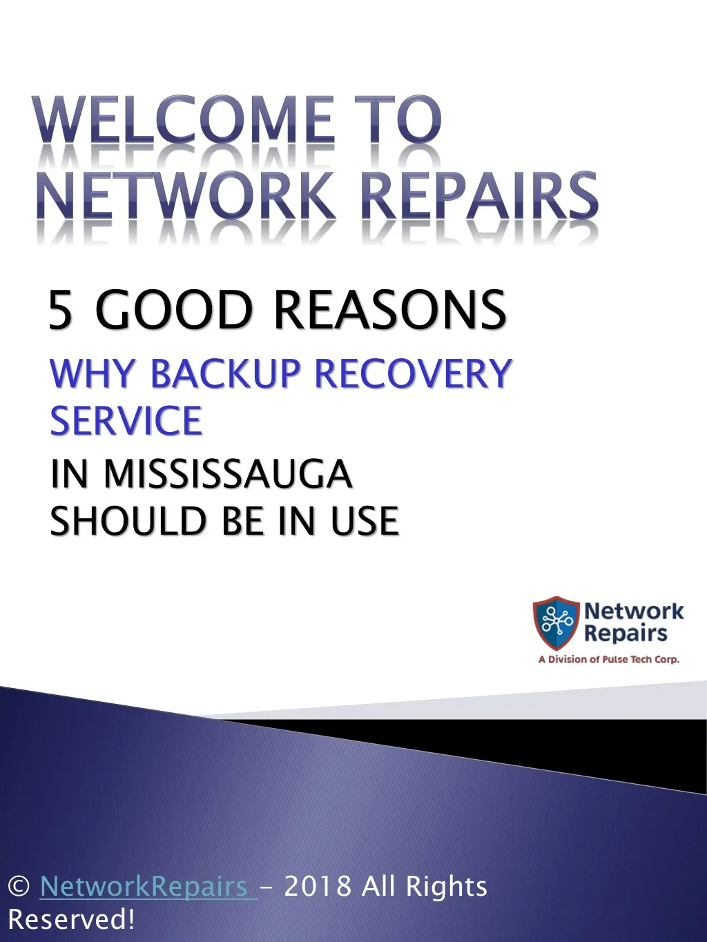 5 good reasons why backup recovery service
