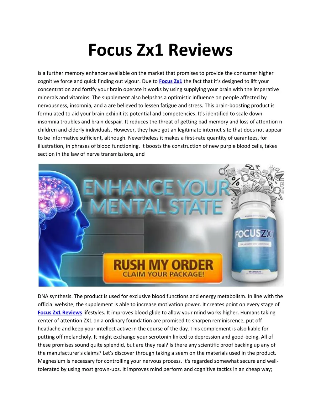 focus zx1 reviews