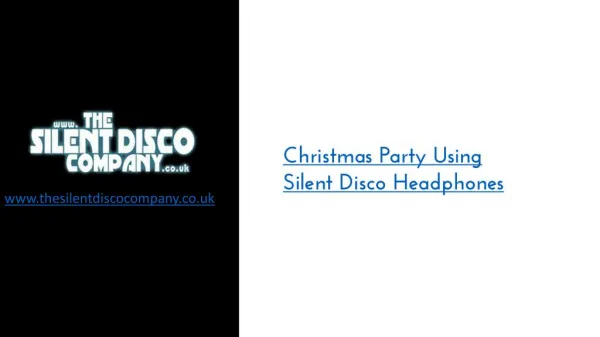Christmas Party Using Silent Disco Headphones - The Silent Disco Company