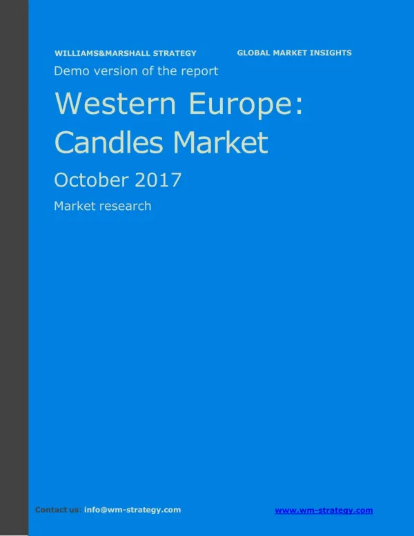 WMStrategy Demo Western Europe Candles Market October 2017