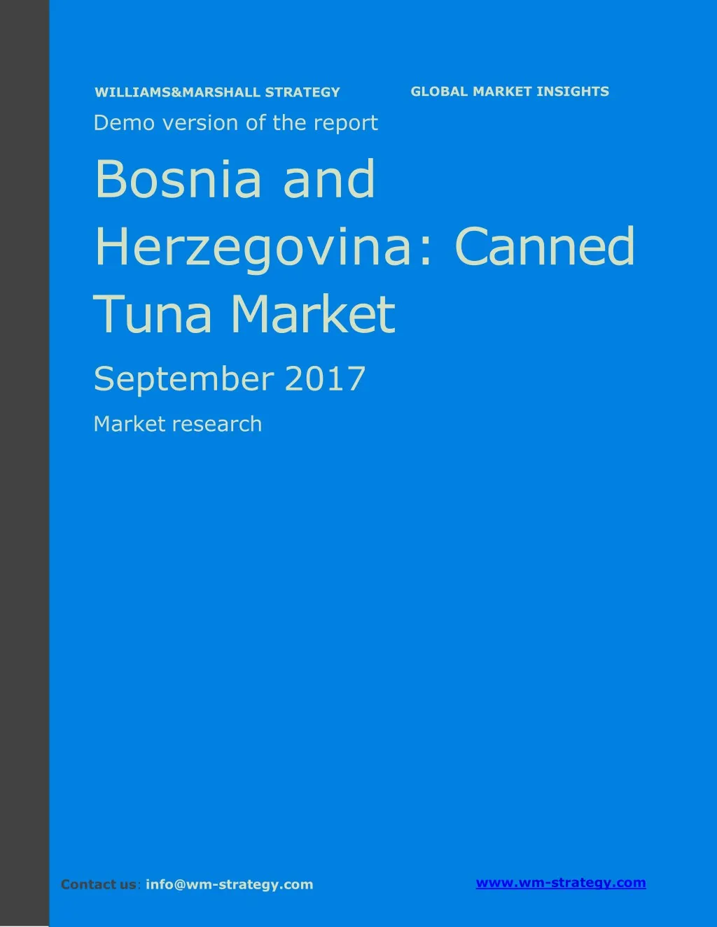 demo version bosnia market september 2017