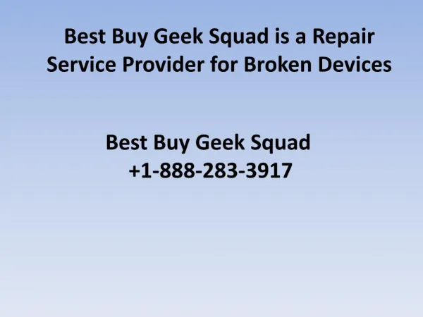 Best Buy Geek Squad is the Most Popular Tech Service Provider