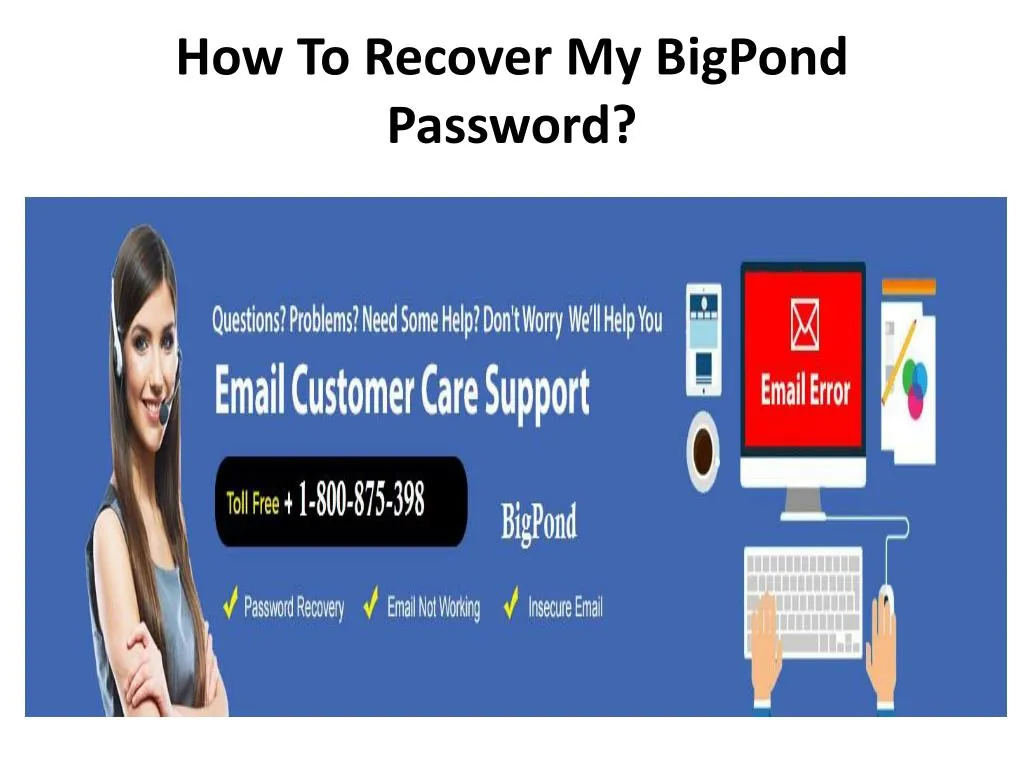 how to recover my bigpond password