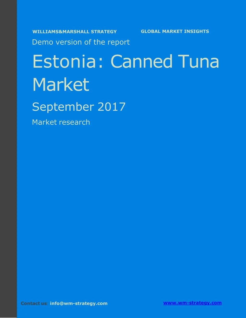 demo version estonia canned tuna market september