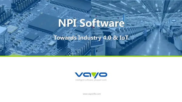 Vayo Has Explored Its NPI Software Services Nationally And Internally