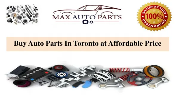 Buy Auto Parts in Toronto at Affordable Price