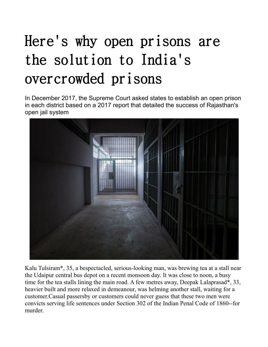 here s why open prisons are here s why open