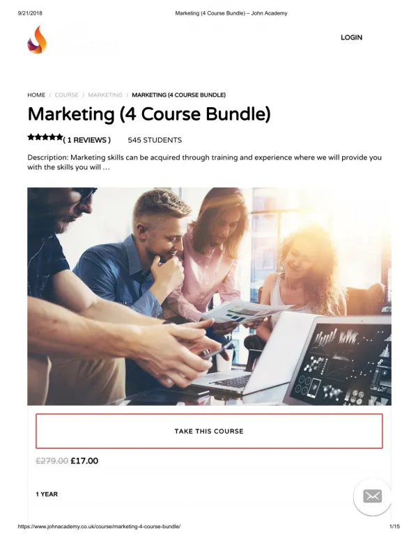 Digital Marketing course - John Academy