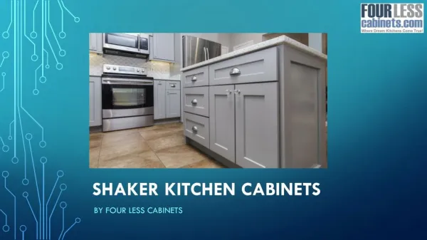 Shaker Kitchen Cabinets by Four Less Cabinets