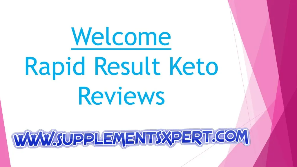 welcome rapid result keto reviews