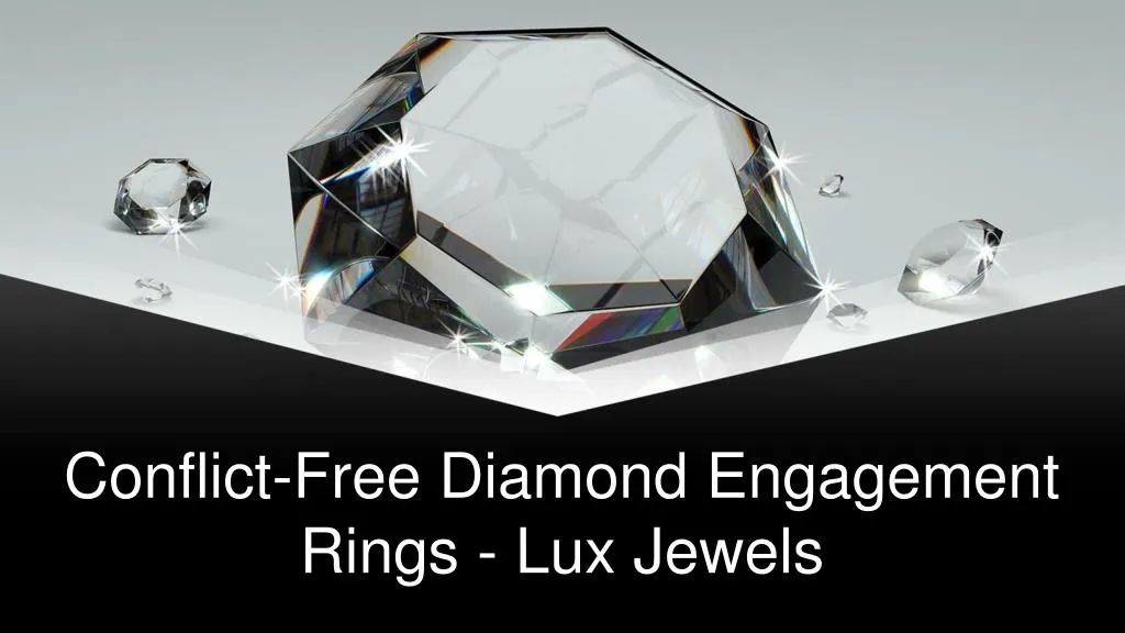 conflict free diamond engagement rings lux jewels
