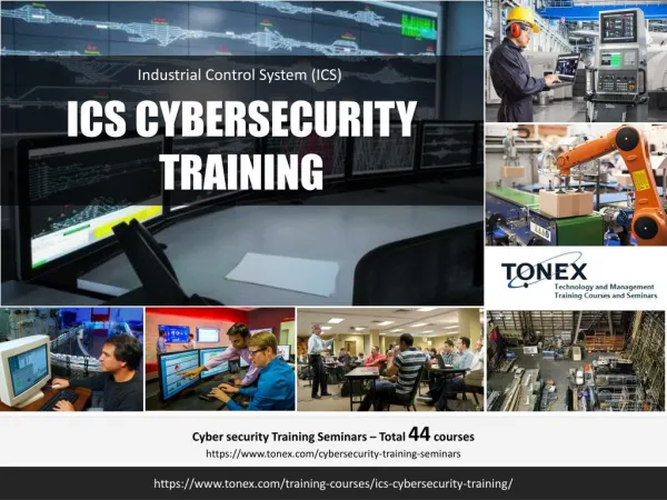 ICS Cybersecurity Training : Tonex Training