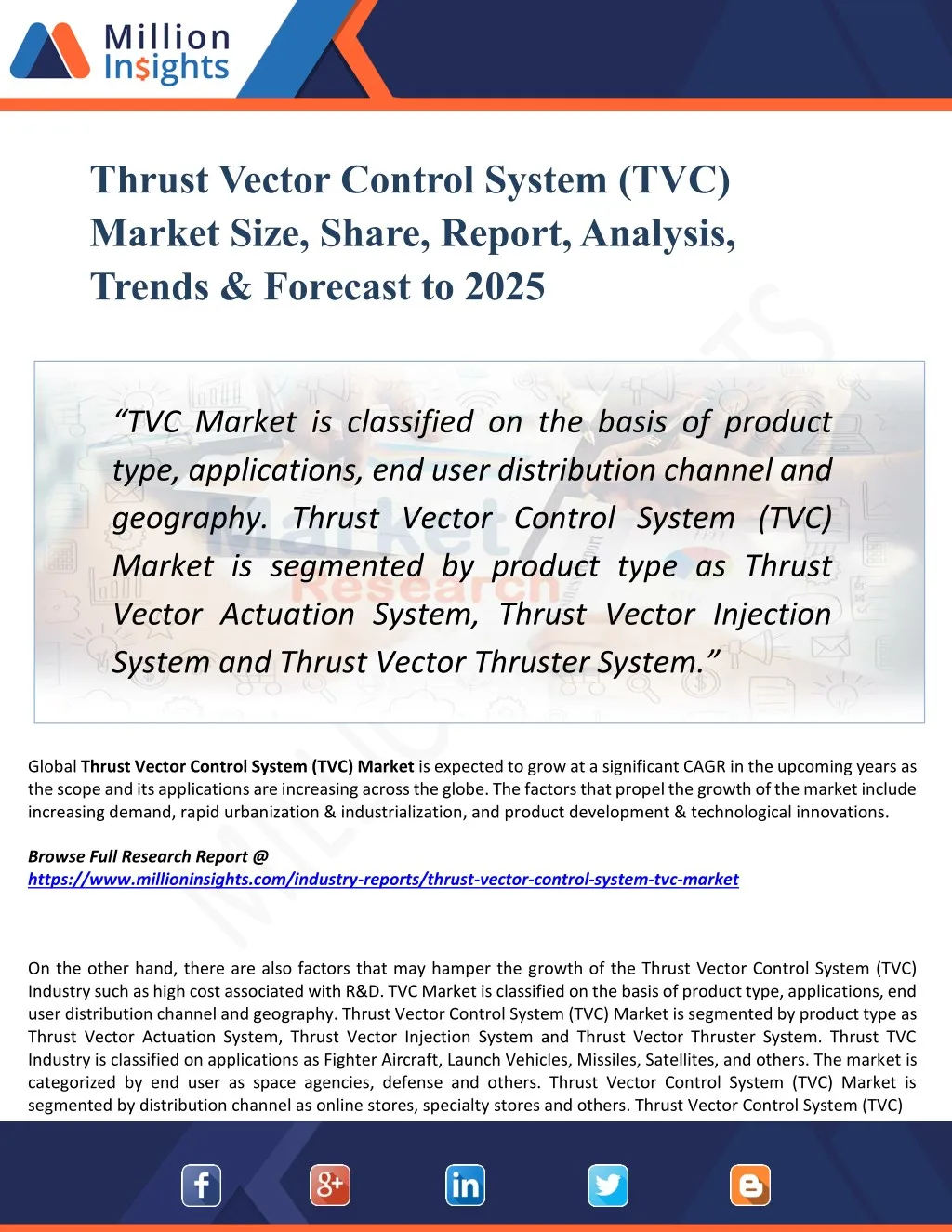 thrust vector control system tvc market size