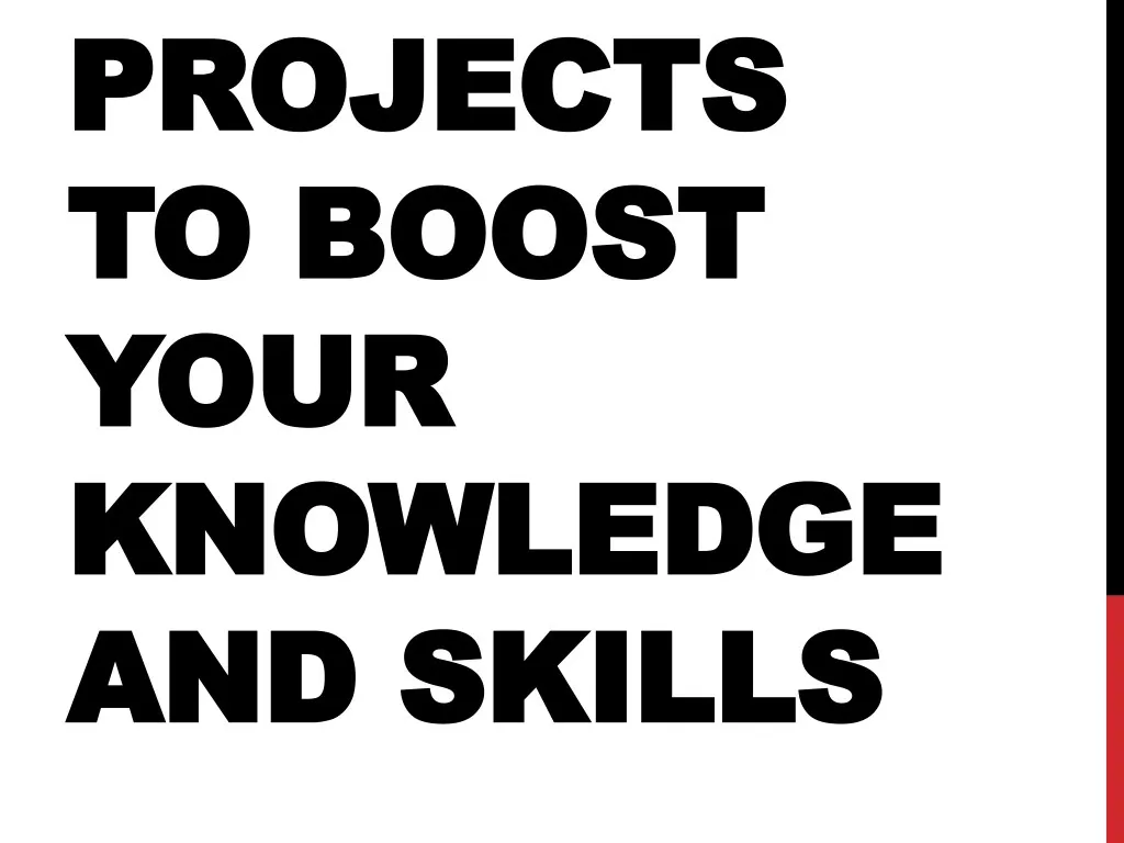 science science projects projects to boost