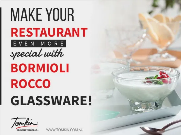 Add Style To Your Restaurant With Bormioli Rocco Australia Glassware!