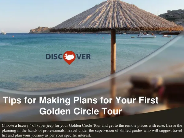 Tips for Making Plans for Your First Golden Circle Tour