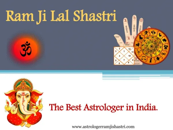The Best Astrologer in India – Astrologer Ram Ji Lal Shastri
