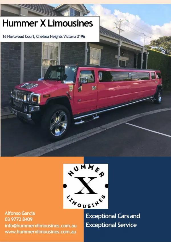 How To Get The Best Limo Hire Deal - Hummer X Limousines