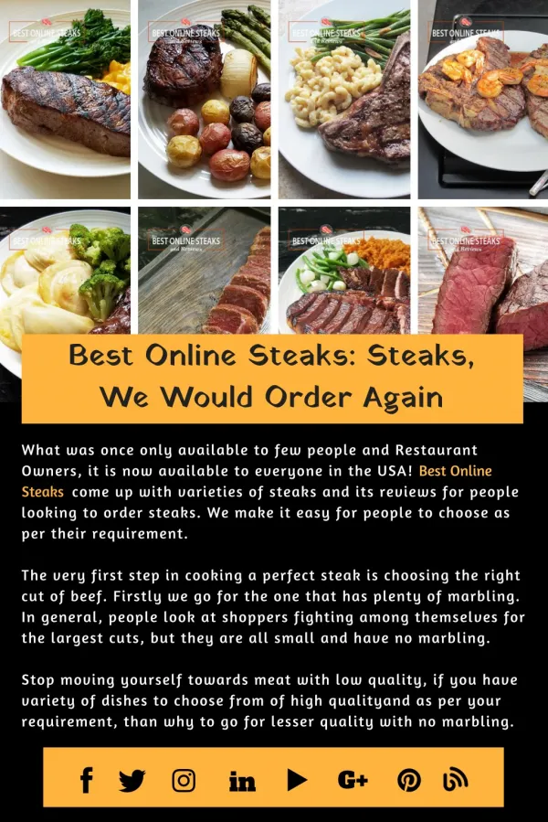 Best Online Steaks : Steaks, We Would Order Again