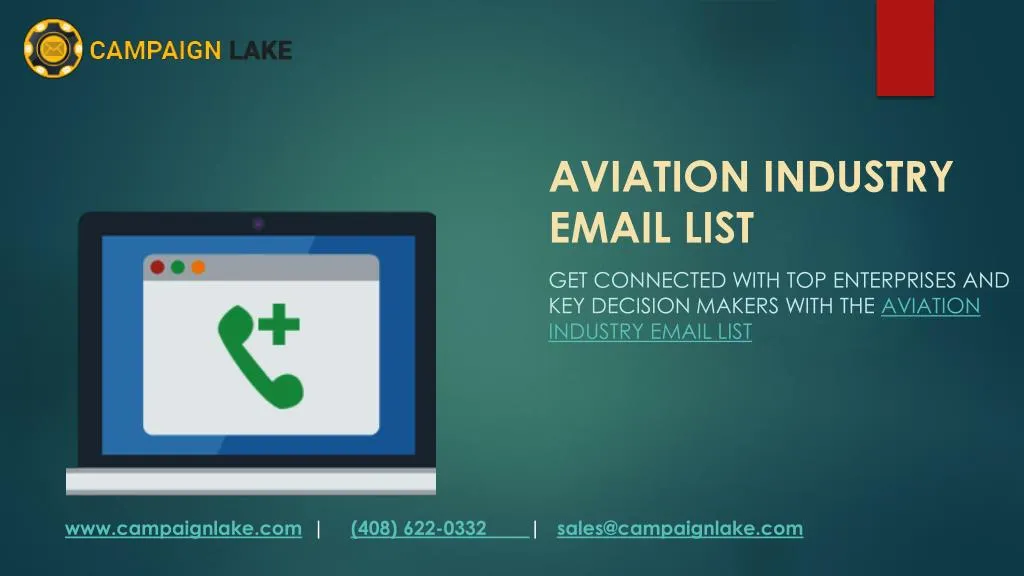 aviation industry email list
