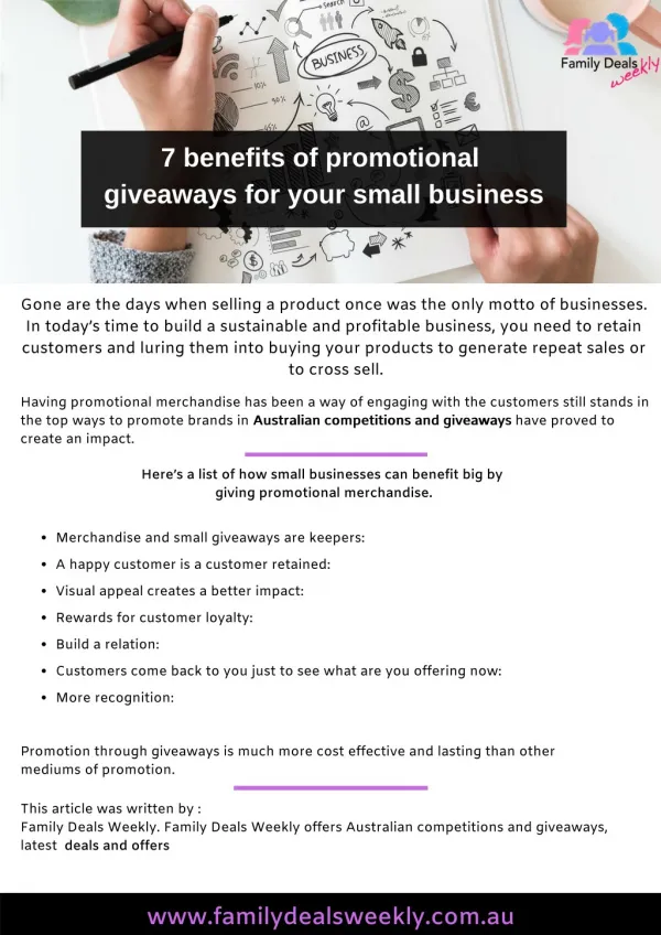 7 benefits of promotional giveaways for yoursmall business
