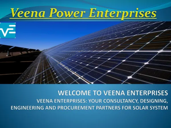 Veena Power Enterprises - Energy is Future, Make it Bright