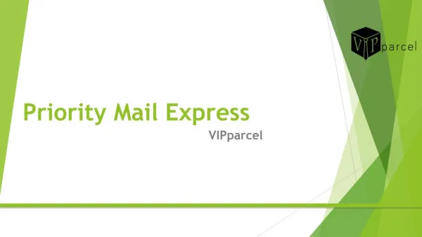 Online Postage Service Provider - VIPparcel