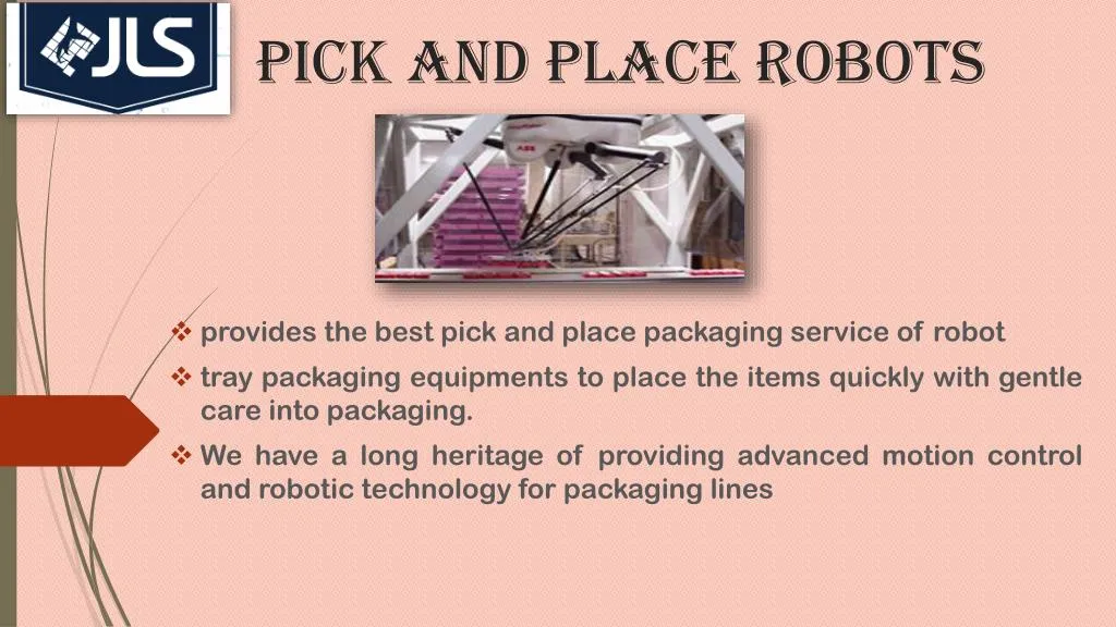 pick and place robots