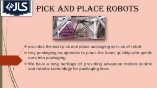 pick and place robots - slide 1