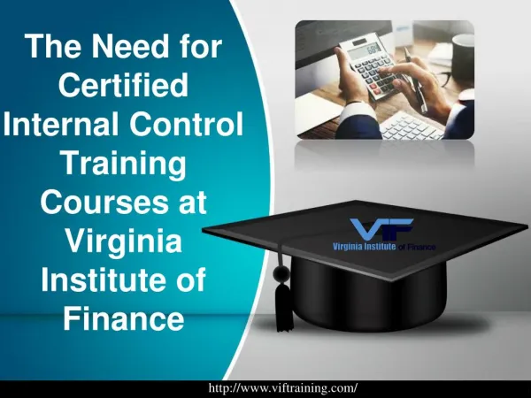 Internal Control Training Courses at Virginia Institute of Finance