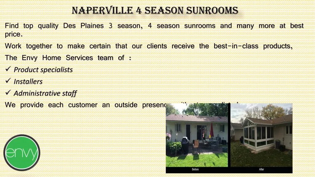naperville 4 season sunrooms