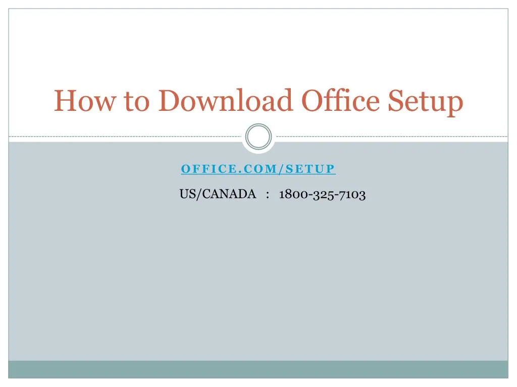 how to download office setup